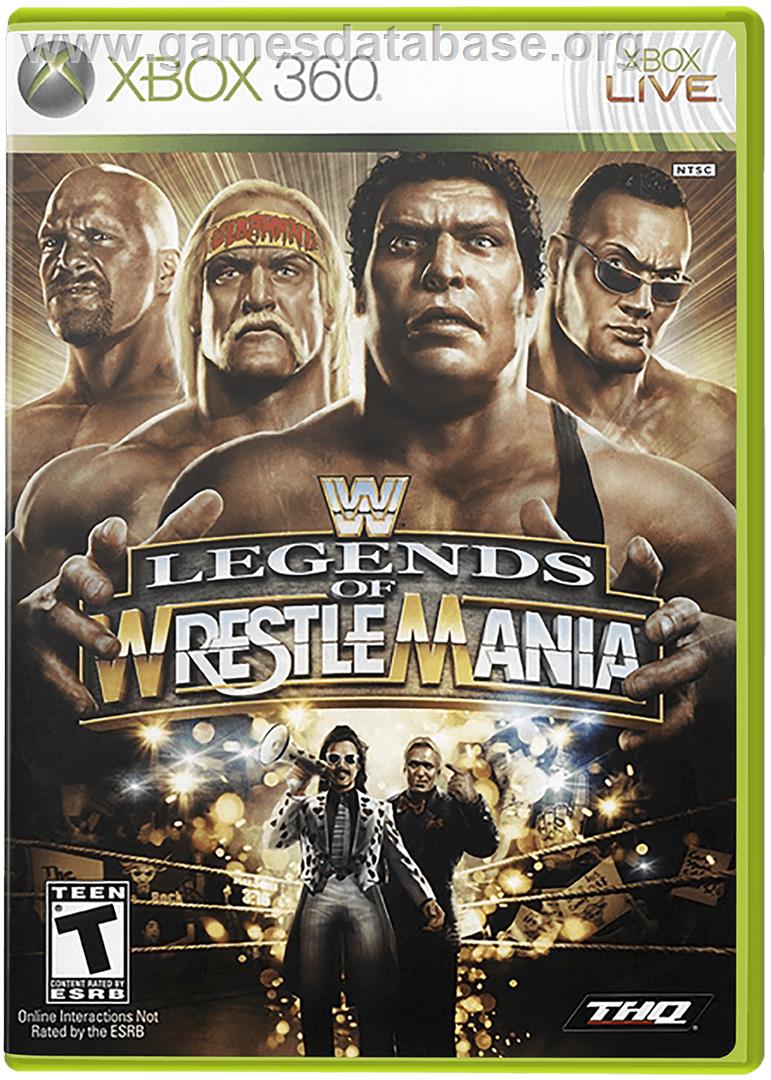 WWE Legends - Microsoft Xbox 360 - Artwork - Box
