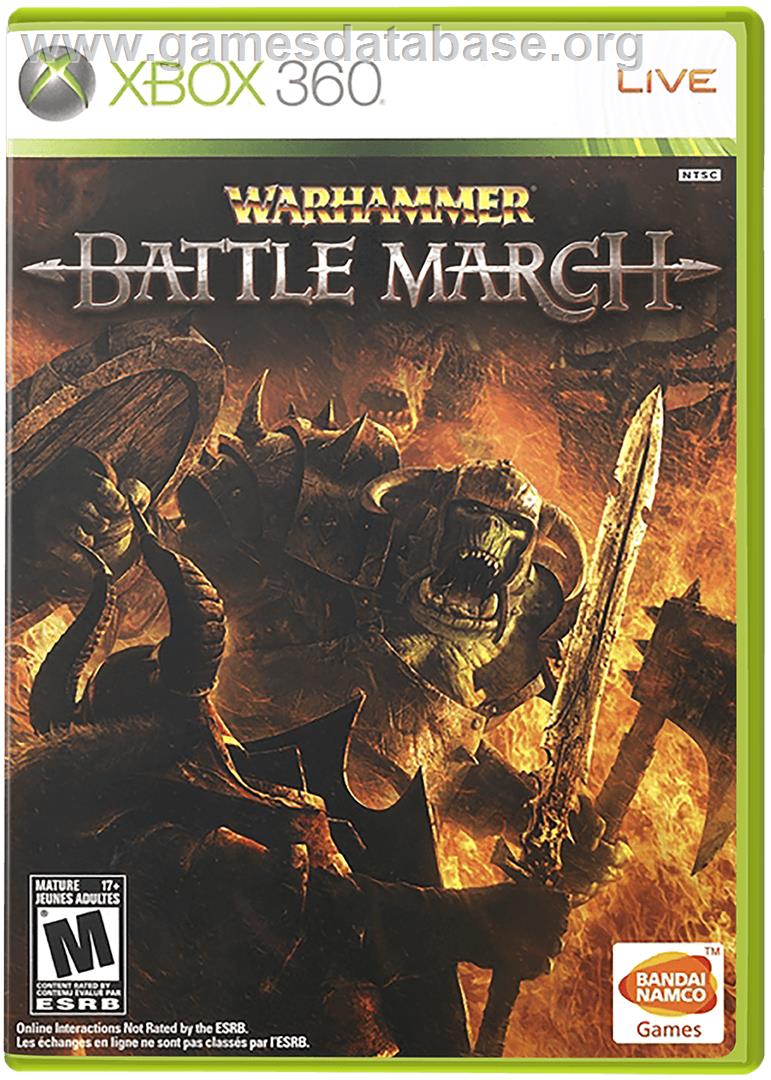 Warhammer:BattleMarch - Microsoft Xbox 360 - Artwork - Box