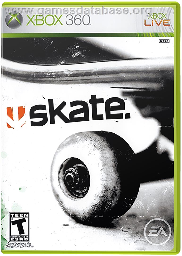 skate. - Microsoft Xbox 360 - Artwork - Box
