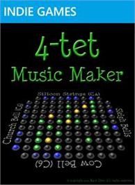 Box cover for 4-tet Music Maker on the Microsoft Xbox Live Arcade.