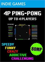Box cover for 4P Ping-Pong on the Microsoft Xbox Live Arcade.