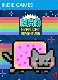 Box cover for Nyan Cat Adventure on the Microsoft Xbox Live Arcade.