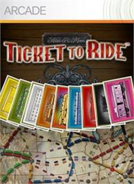 Box cover for Ticket to Ride on the Microsoft Xbox Live Arcade.