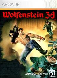 Box cover for Wolfenstein 3D on the Microsoft Xbox Live Arcade.