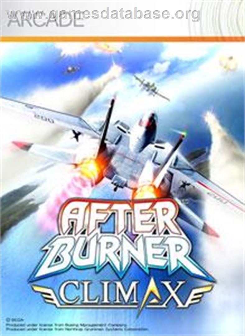 After Burner Climax - Microsoft Xbox Live Arcade - Artwork - Box