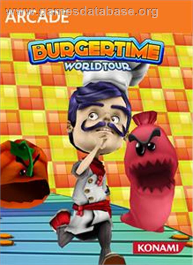 BurgerTime World Tour - Microsoft Xbox Live Arcade - Artwork - Box