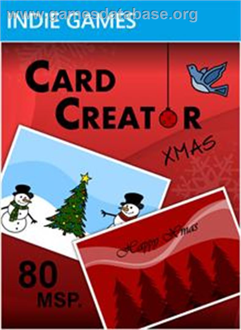 Card Creator Xmas - Microsoft Xbox Live Arcade - Artwork - Box
