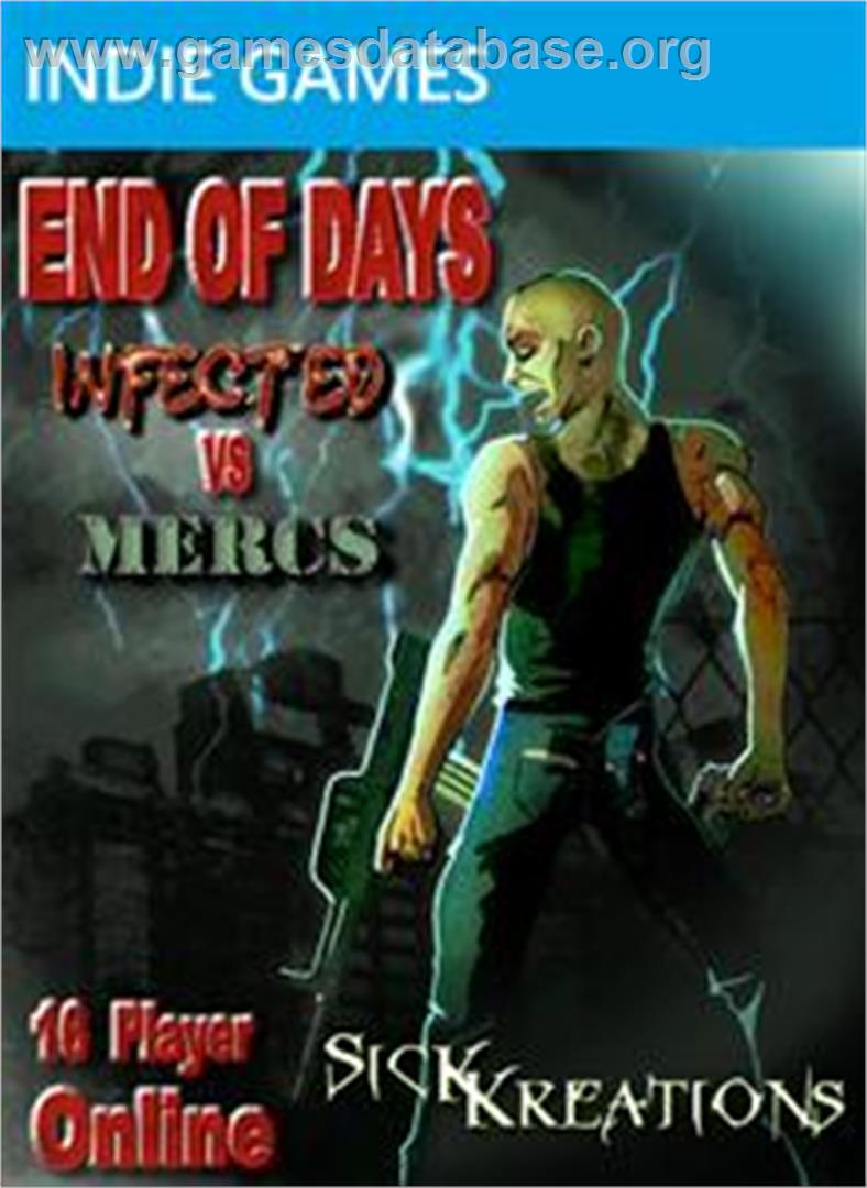 End Of Days: Infected vs Mercs - Microsoft Xbox Live Arcade - Artwork - Box