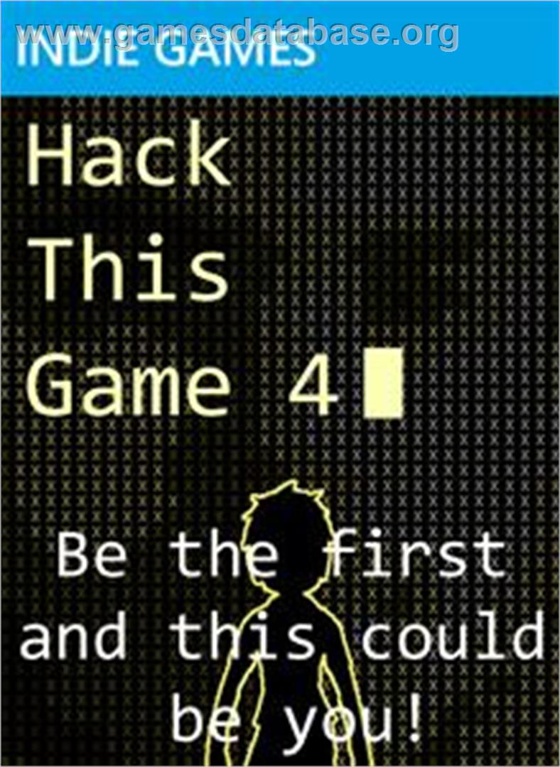 Hack This Game 4 - Microsoft Xbox Live Arcade - Artwork - Box