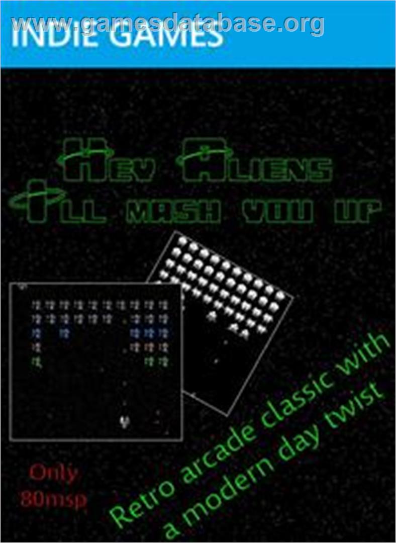 Hey Aliens: Ill Mash You Up! - Microsoft Xbox Live Arcade - Artwork - Box