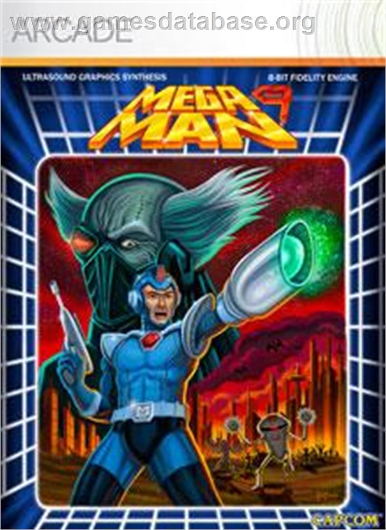 MEGA MAN 9 - Microsoft Xbox Live Arcade - Artwork - Box
