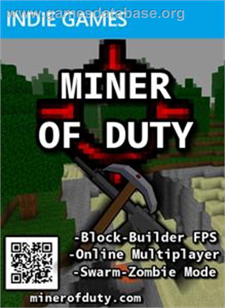 Miner Of Duty - Microsoft Xbox Live Arcade - Artwork - Box