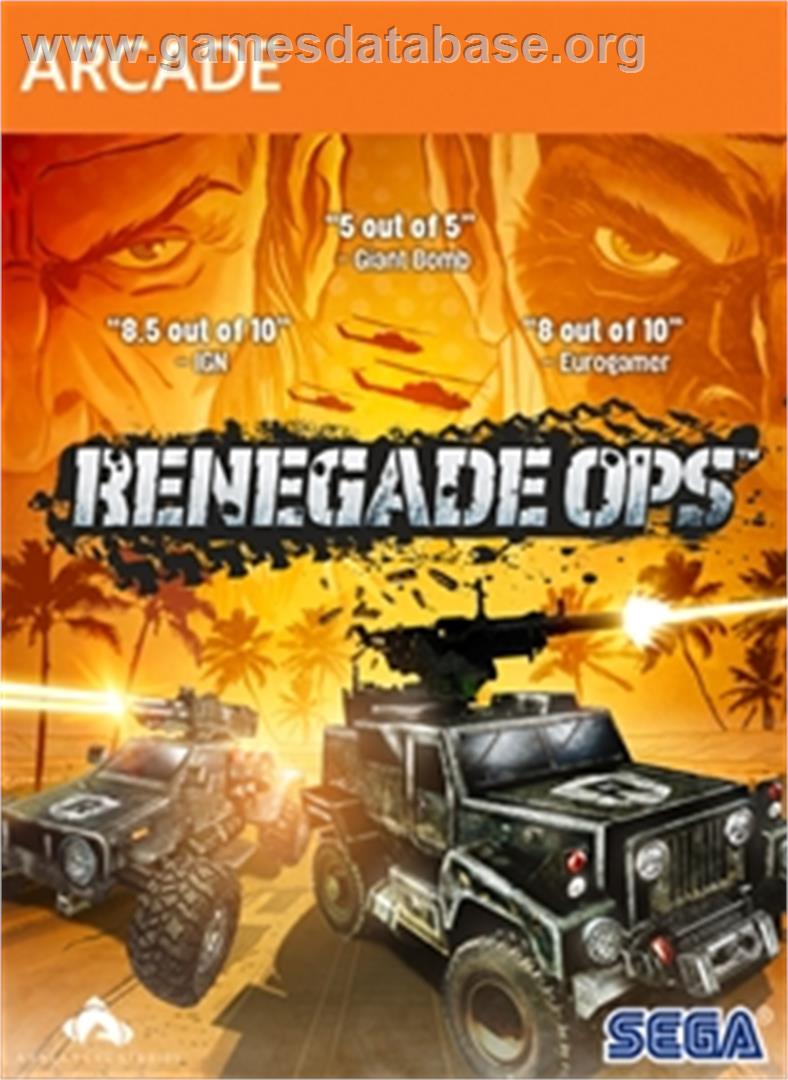 Renegade Ops - Microsoft Xbox Live Arcade - Artwork - Box