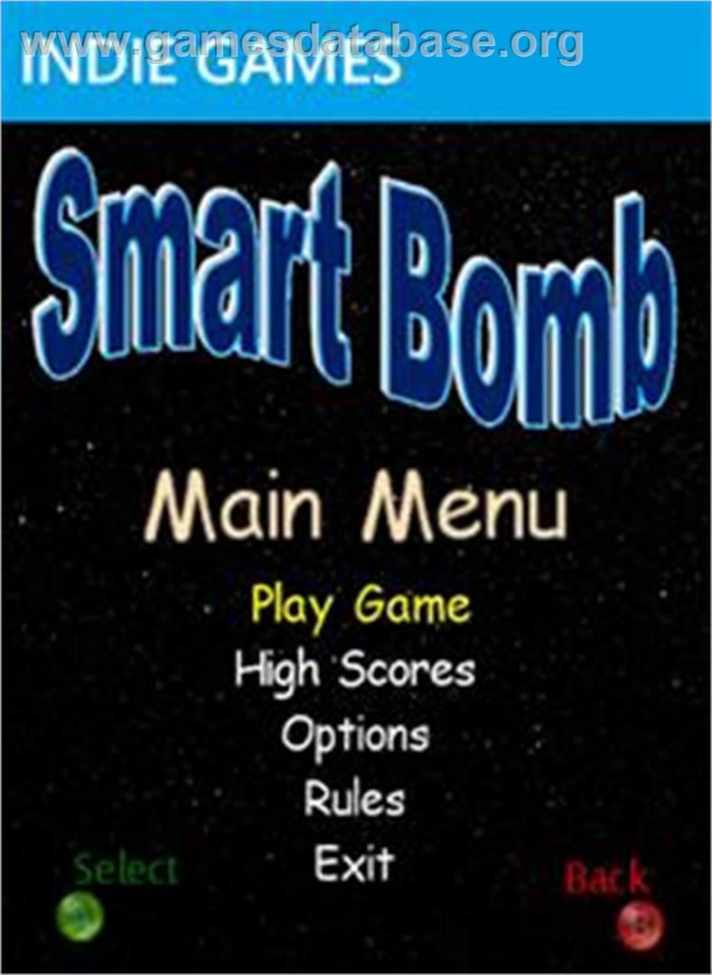 SmartBomb - Microsoft Xbox Live Arcade - Artwork - Box