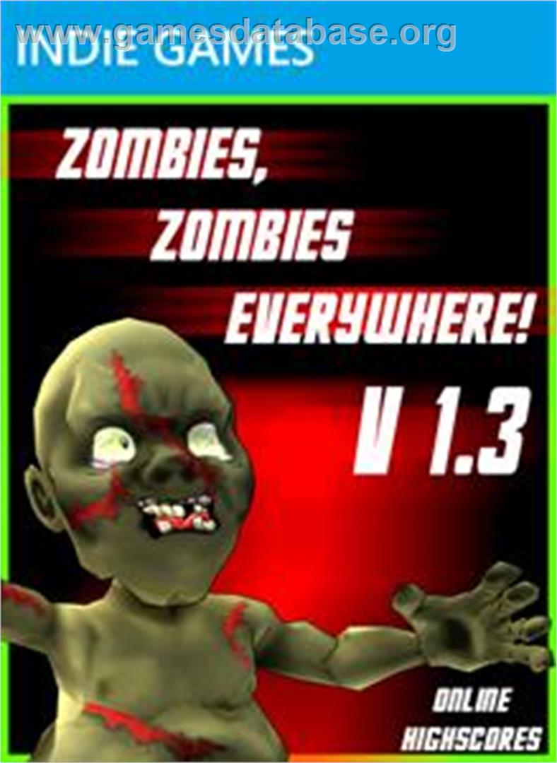 Zombies, Zombies Everywhere! - Microsoft Xbox Live Arcade - Artwork - Box