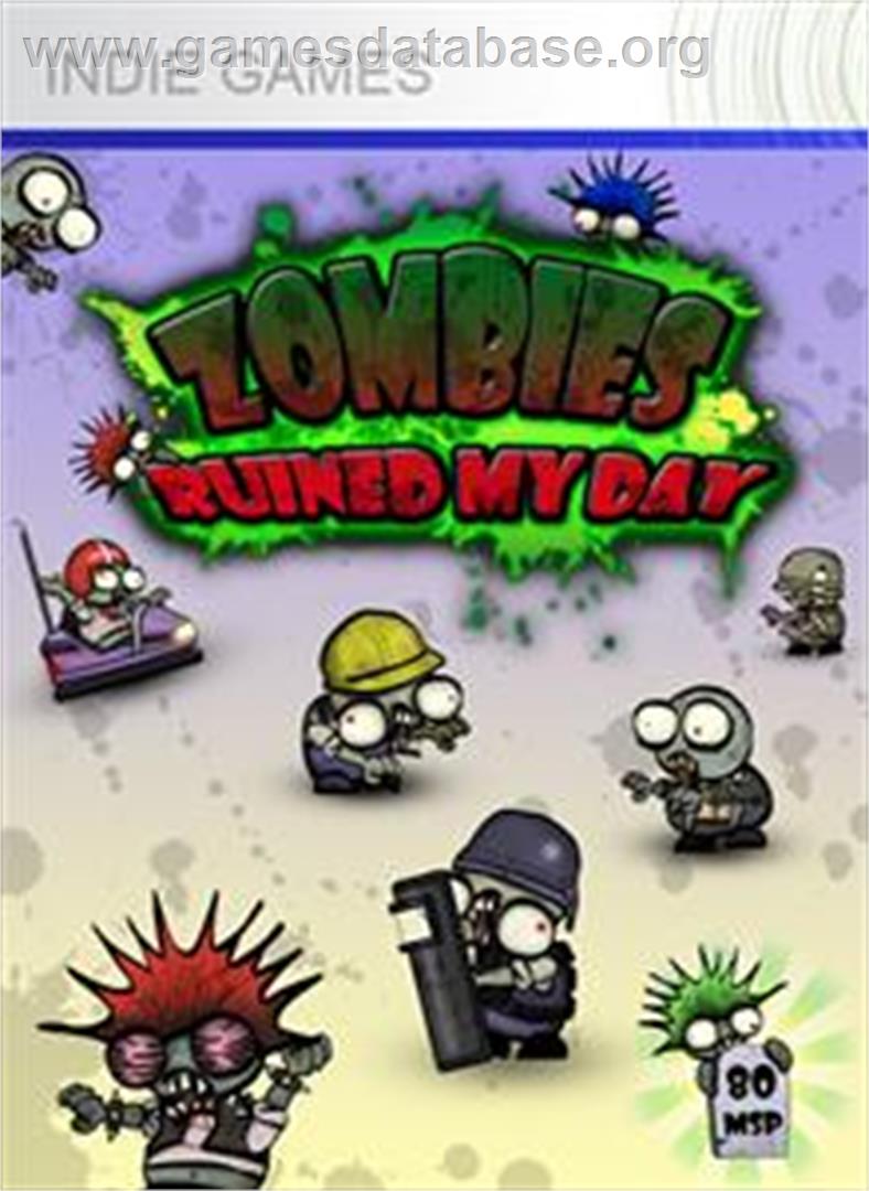 Zombies ruined my day - Microsoft Xbox Live Arcade - Artwork - Box