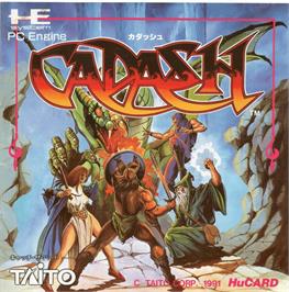 Box cover for Cadash on the NEC PC Engine.