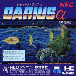 Box cover for Darius Alpha on the NEC PC Engine.