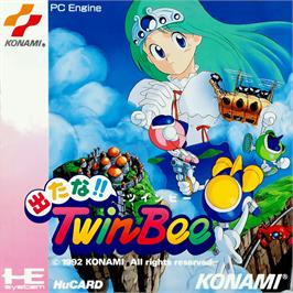 Box cover for Detana!! TwinBee on the NEC PC Engine.