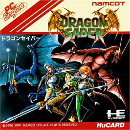 Box cover for Dragon Saber: After Story of Dragon Spirit on the NEC PC Engine.