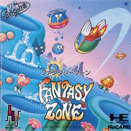 Box cover for Fantasy Zone on the NEC PC Engine.