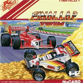 Box cover for Final Lap Twin on the NEC PC Engine.