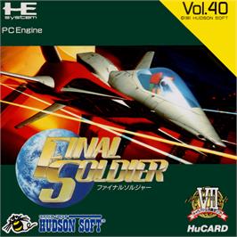 Box cover for Final Soldier on the NEC PC Engine.