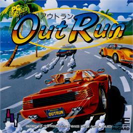 Box cover for OutRun on the NEC PC Engine.