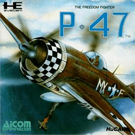 Box cover for P-47 Thunderbolt: The Freedom Fighter on the NEC PC Engine.