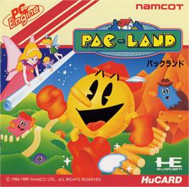 Box cover for Pac-Land on the NEC PC Engine.