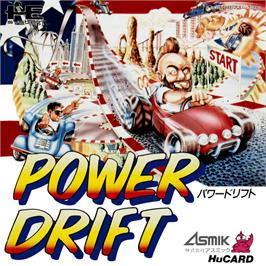 Box cover for Power Drift on the NEC PC Engine.