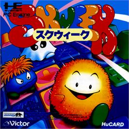 Box cover for Skweek on the NEC PC Engine.