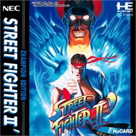 Box cover for Street Fighter II': Special Champion Edition on the NEC PC Engine.