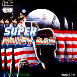 Box cover for Super Dodge Ball on the NEC PC Engine.