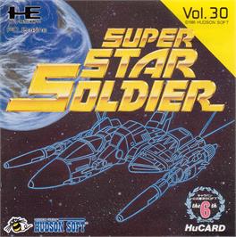 Box cover for Super Star Soldier on the NEC PC Engine.