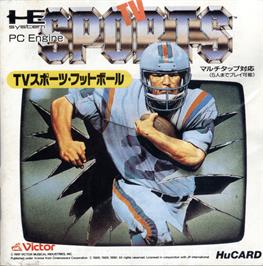 Box cover for TV Sports: Football on the NEC PC Engine.