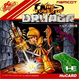 Box cover for The Tower of Druaga on the NEC PC Engine.