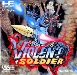 Box cover for Valis: The Fantasm Soldier on the NEC PC Engine.