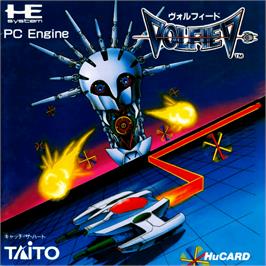 Box cover for Volfied on the NEC PC Engine.