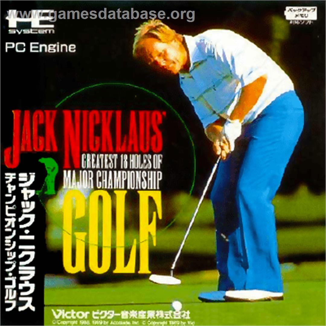 Jack Nicklaus' Greatest 18 Holes of Major Championship Golf - NEC PC Engine - Artwork - Box