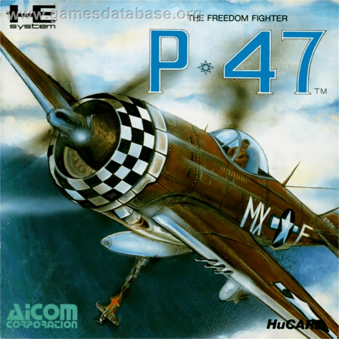 P-47 Thunderbolt: The Freedom Fighter - NEC PC Engine - Artwork - Box