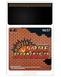 Cartridge artwork for Battle Lode Runner on the NEC PC Engine.