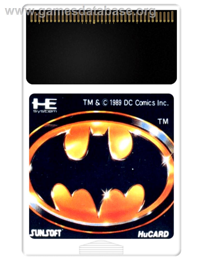 Batman: The Video Game - NEC PC Engine - Artwork - Cartridge