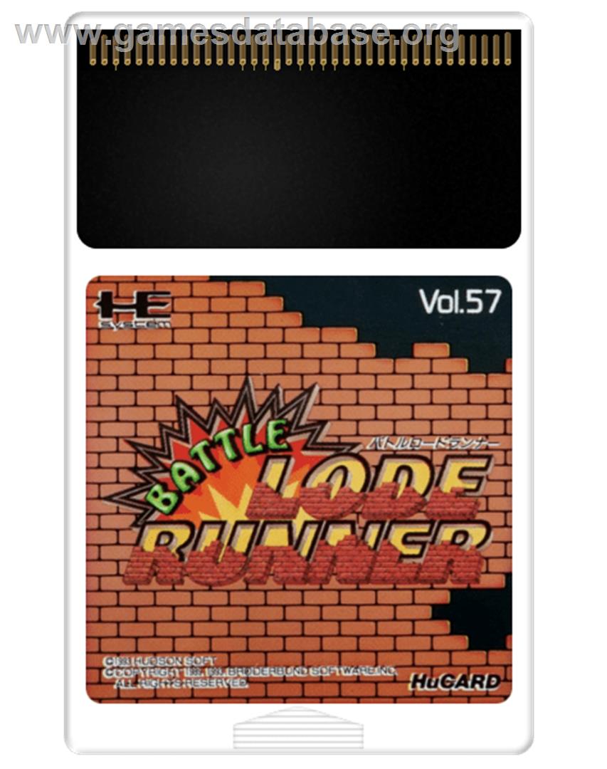 Battle Lode Runner - NEC PC Engine - Artwork - Cartridge