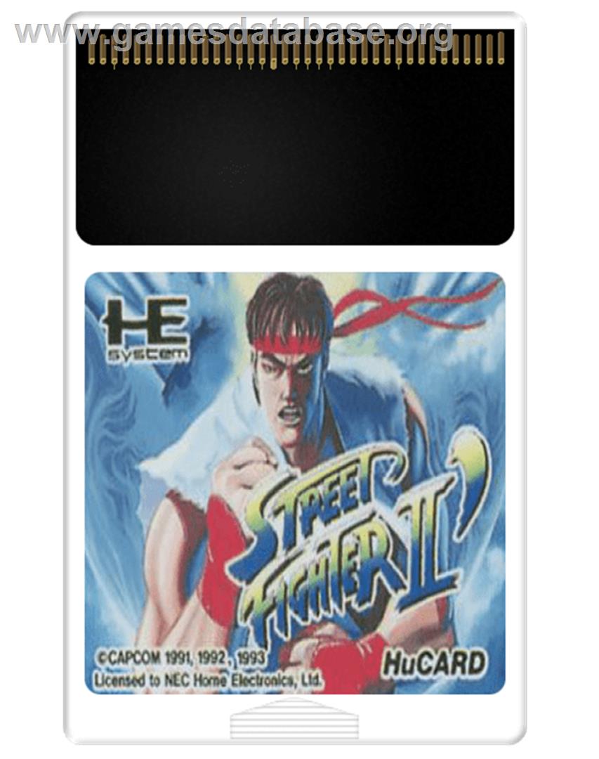 Street Fighter II': Special Champion Edition - NEC PC Engine - Artwork - Cartridge