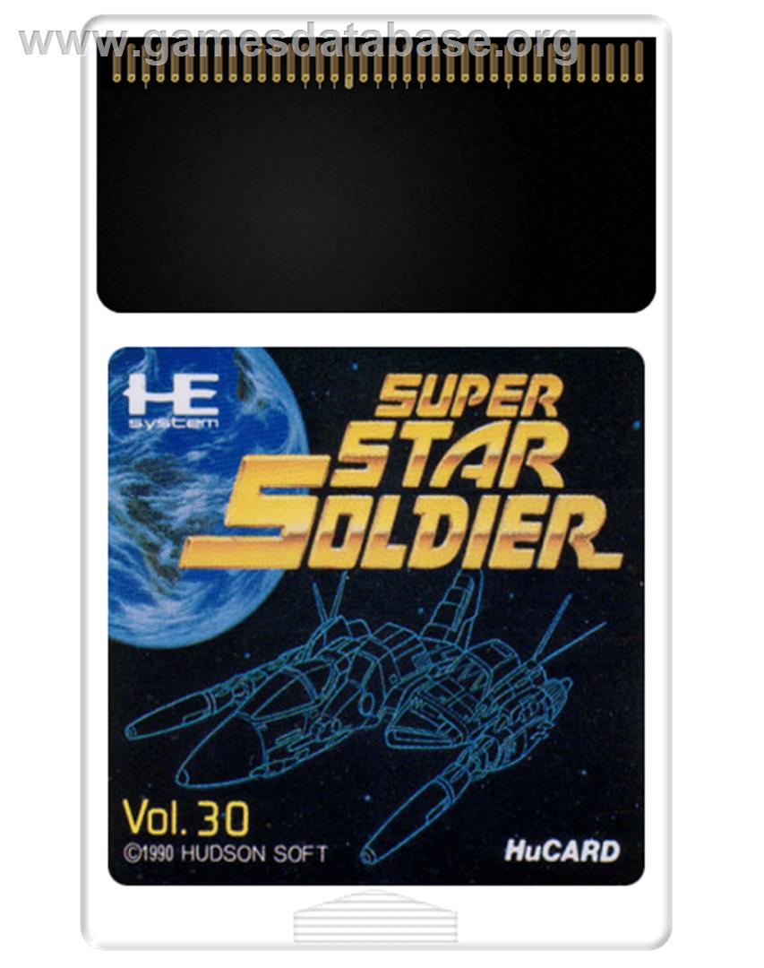Super Star Soldier - NEC PC Engine - Artwork - Cartridge