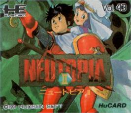 Top of cartridge artwork for Neutopia II on the NEC PC Engine.