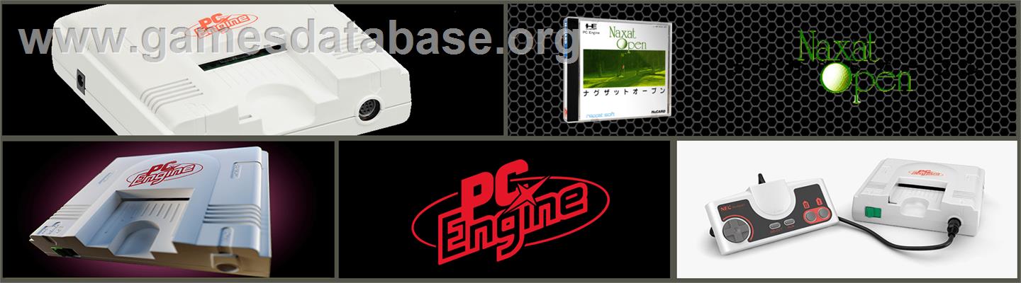 Naxat Open - NEC PC Engine - Artwork - Marquee