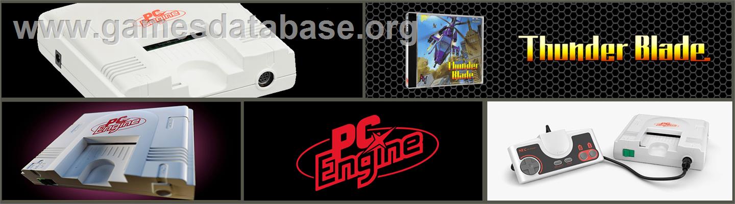 ThunderBlade - NEC PC Engine - Artwork - Marquee