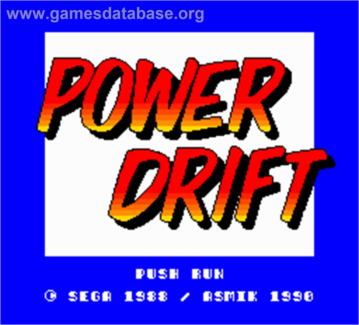 Power Drift - NEC PC Engine - Artwork - In Game